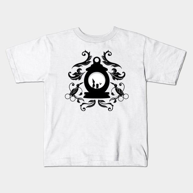 Over the Garden Wall Lantern Kids T-Shirt by ariolaedris